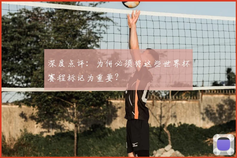 深度点评：为何必须将这些世界杯赛程标记为重要？