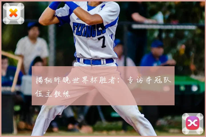 揭秘昨晚世界杯胜者:专访夺冠队伍主教练